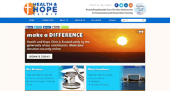Desktop Screenshot of healthandhopeclinic.org